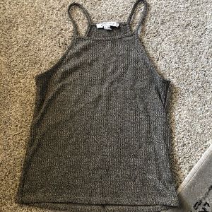 Cropped Purple Snow Tank